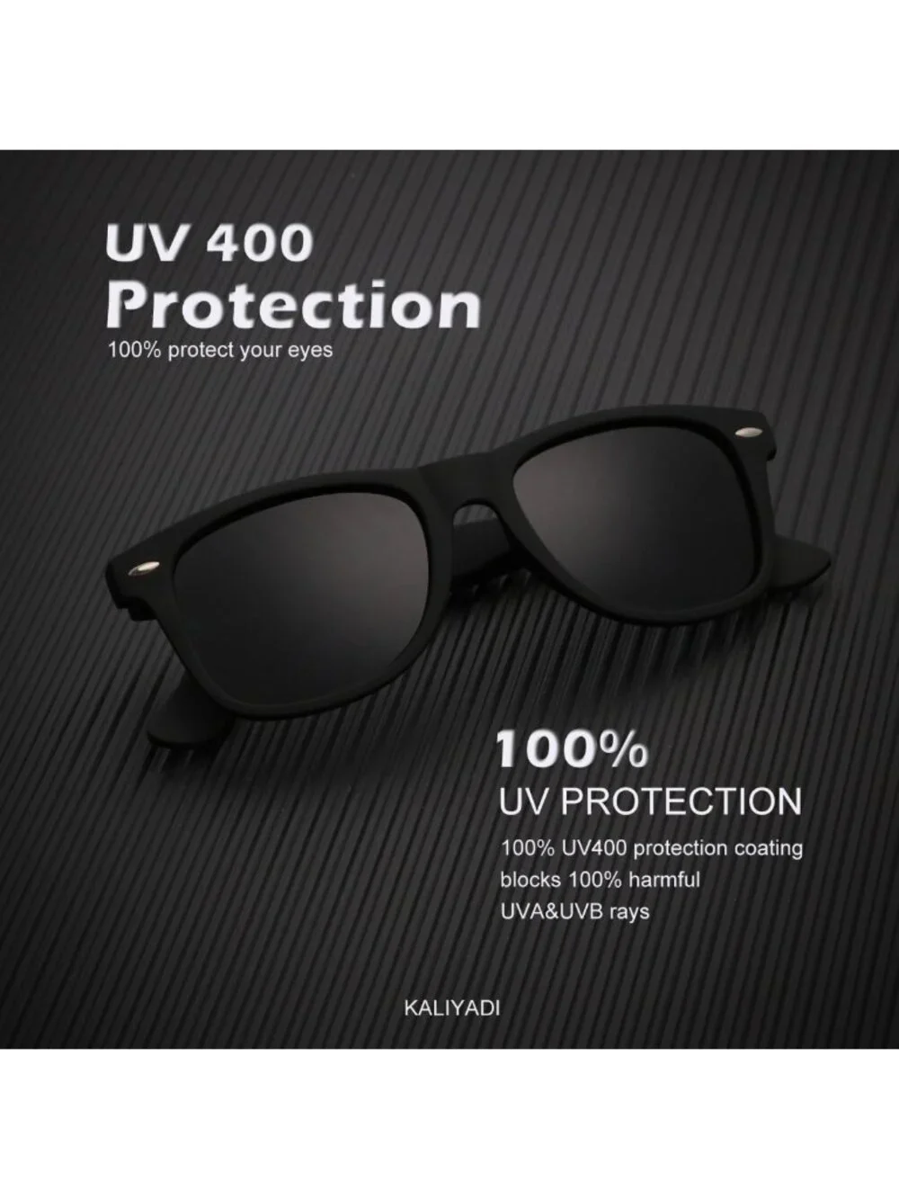 Polarized Semi-Rimless Sunglasses for Men & Women - UV Protection Driving